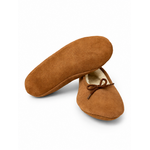 Ballerines fourrées en peau de mouton marrons