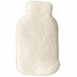 Housse de bouillotte en peau de mouton photo 2