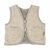 Gilet enfant en laine de mouton beige Agnellina