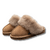 Chaussons Mules en Peau de Mouton Premium Taupe Confort & Élégance Naturelle