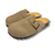 Sabots Confort Plus Beige Liège Daim avec Bride Ajustable
