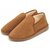 Charentaises en peau de mouton naturelle marron
