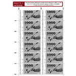 Planche de BILLETS