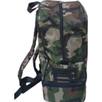 SAC A DOS VERT MILITAIRE DE CÔTÉ