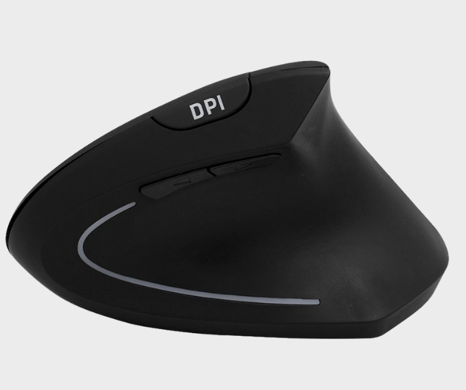 souris-ergonomique-verticale-sans-fil-qconnect-noir-cote-bouton
