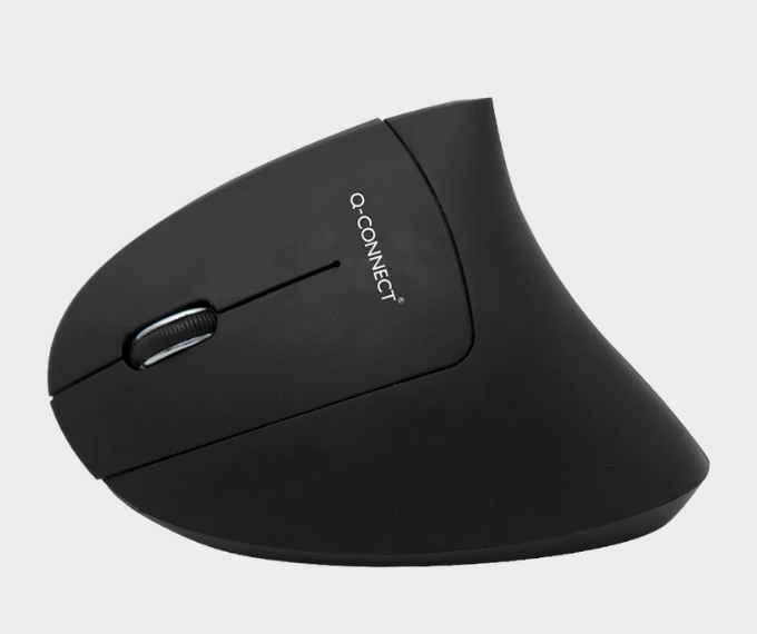souris-ergonomique-verticale-sans-fil-qconnect-noir-cote-roulette