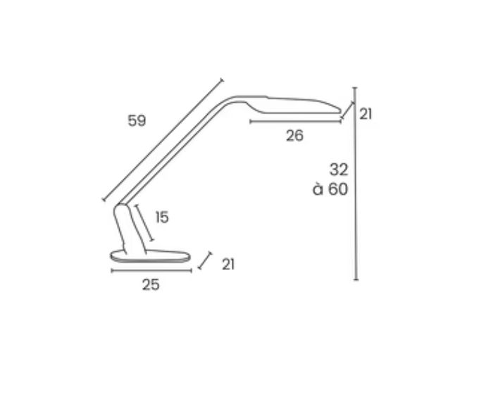 lampe-ergonomique-duo-led-double-tube-bureau-informatique-anti-fatigue-oculaire-dimensions