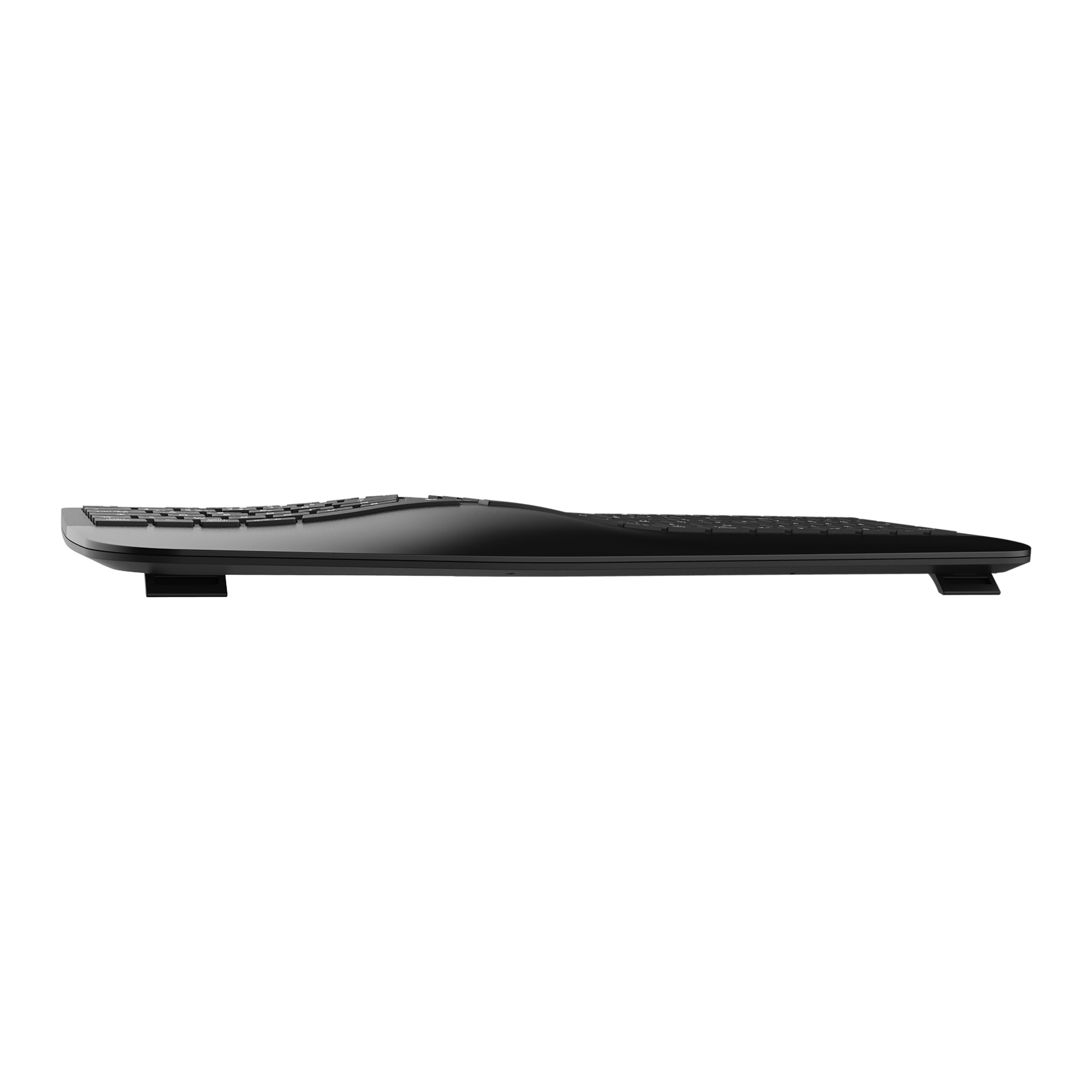 clavier-ergonomique-ergo-wave-pro-sans-fil-bluetooth-repose-poignet-noir-vue-de-profil