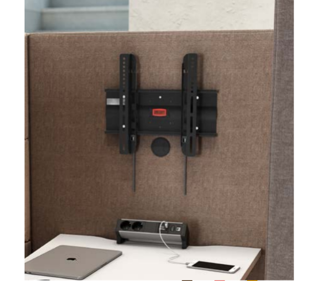 alcove-acoustique-push-4-places-avec-support-ecran