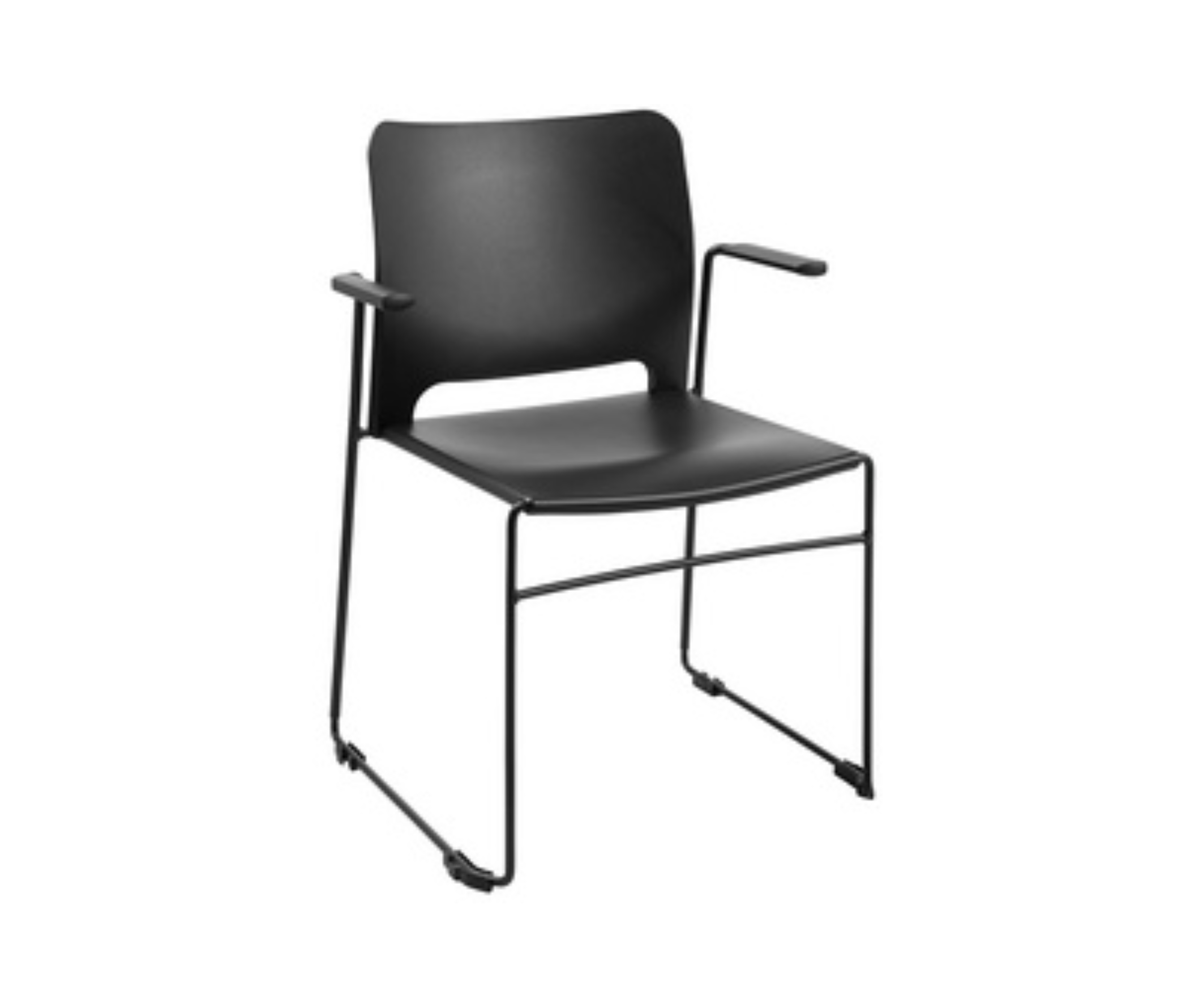 chaise-visiteur-visit-lite-noir-avec-accoudoirs