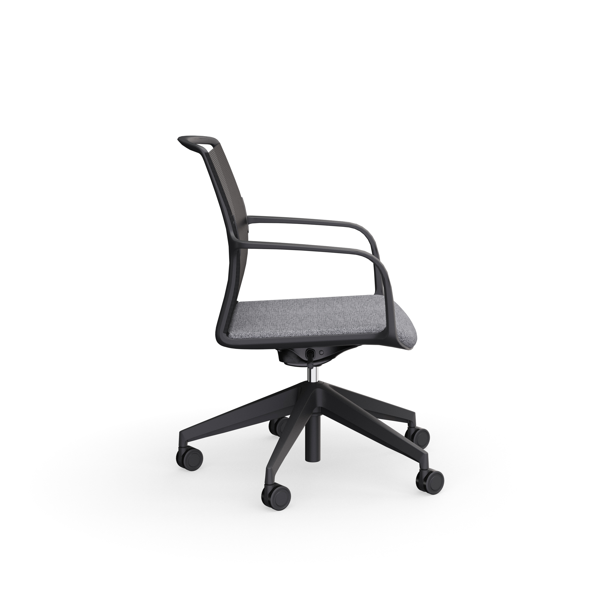 chaise-visiteur-louis-a-roulettes-vue-de-cote