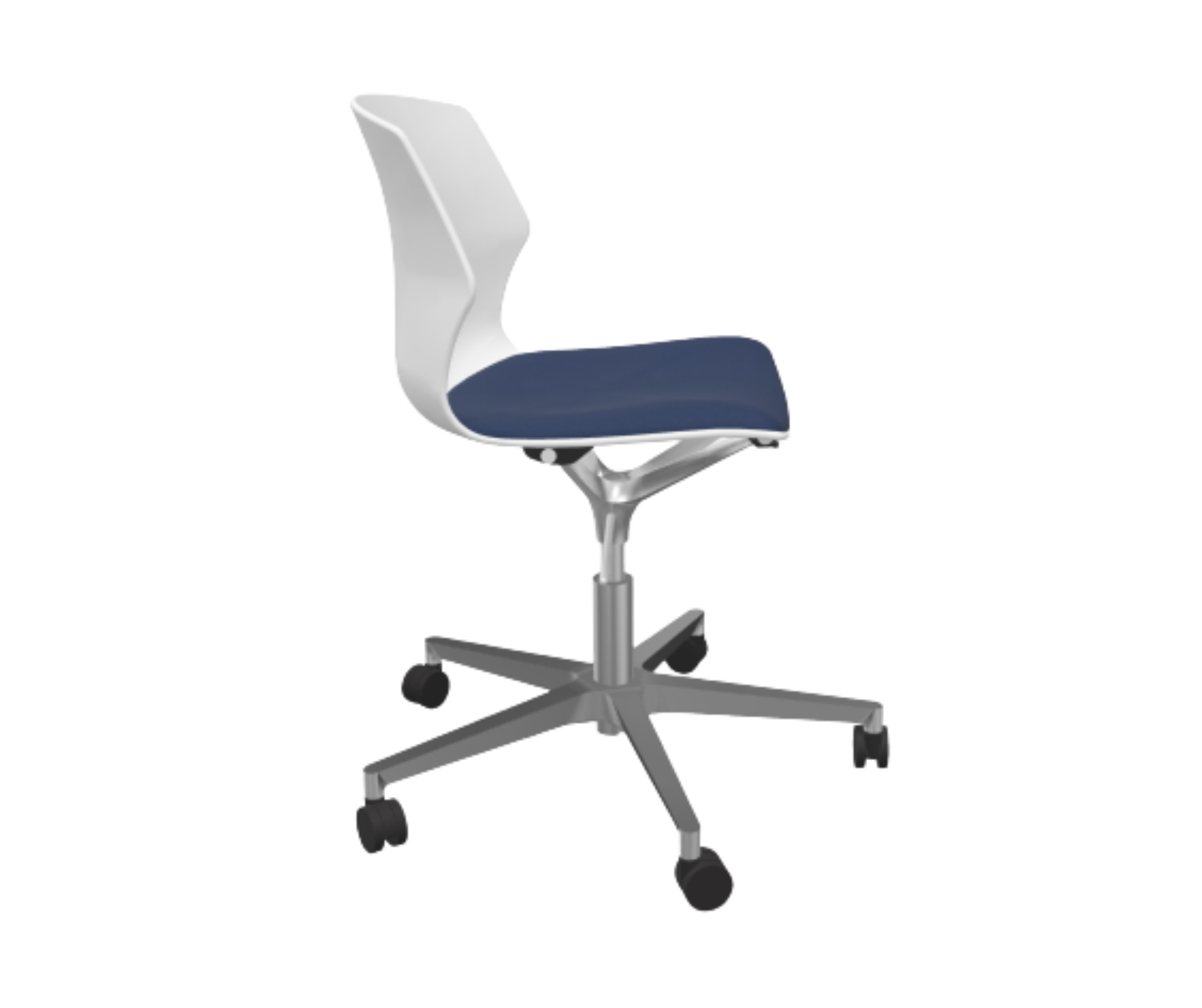 chaise-visiteur-no-frill-a-roulettes-et-placet-d-assise-de-côté