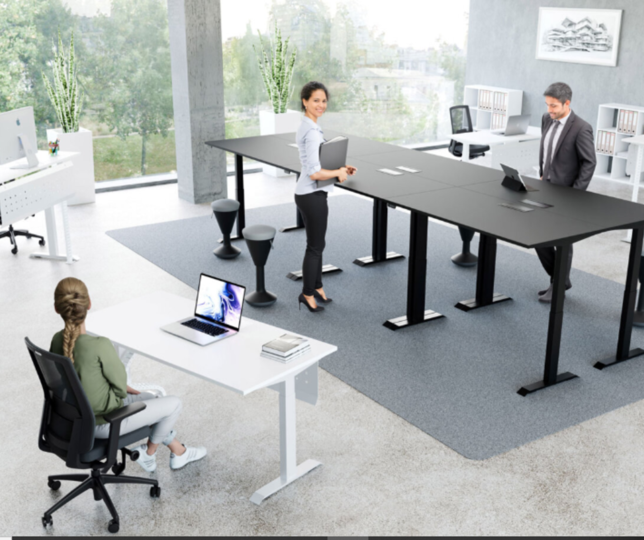 bureau-assis-debout-électrique-double-moteur-georges-en-situation
