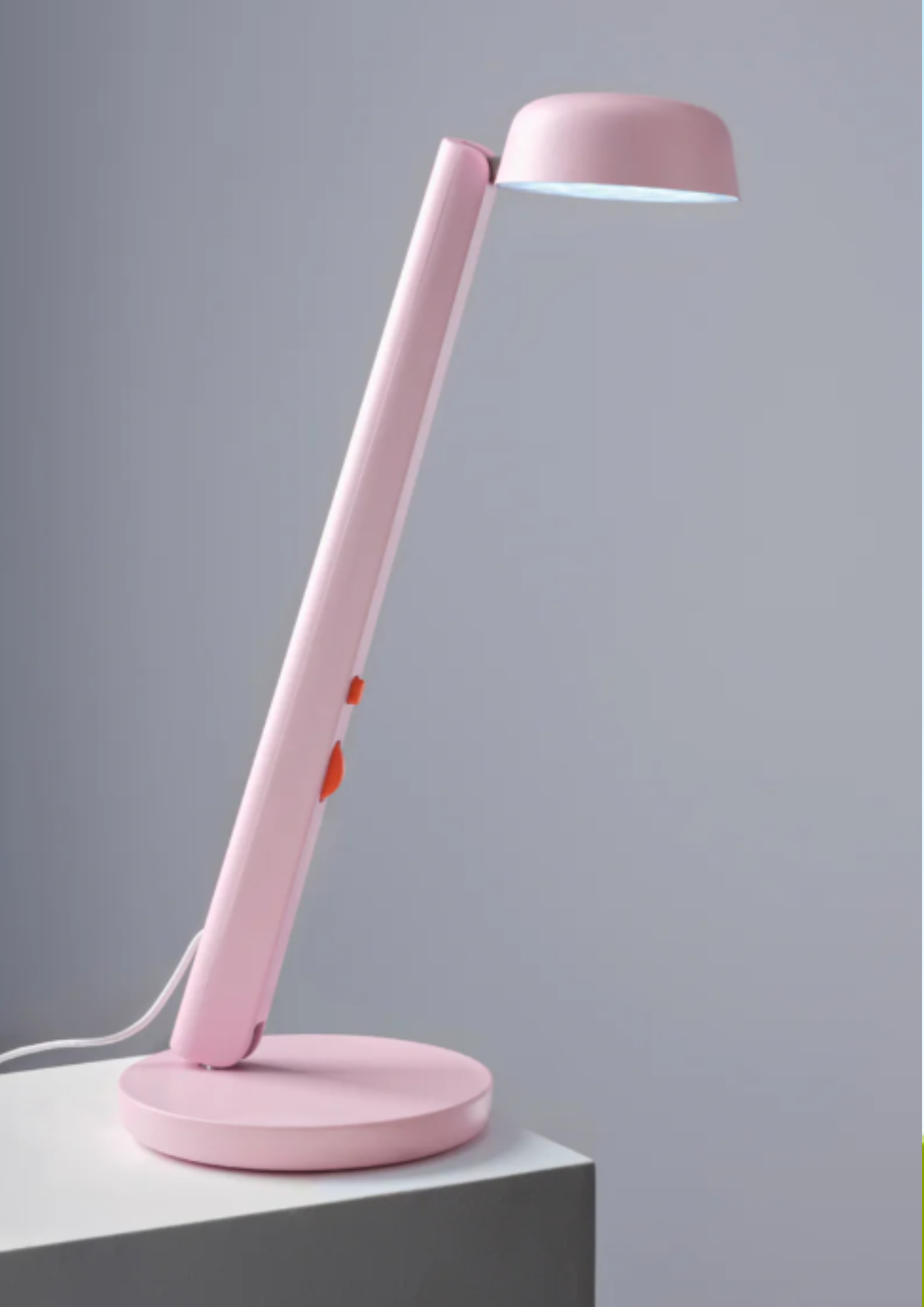 lampe-polux-original-a-poser-rose-pastel-et-corail