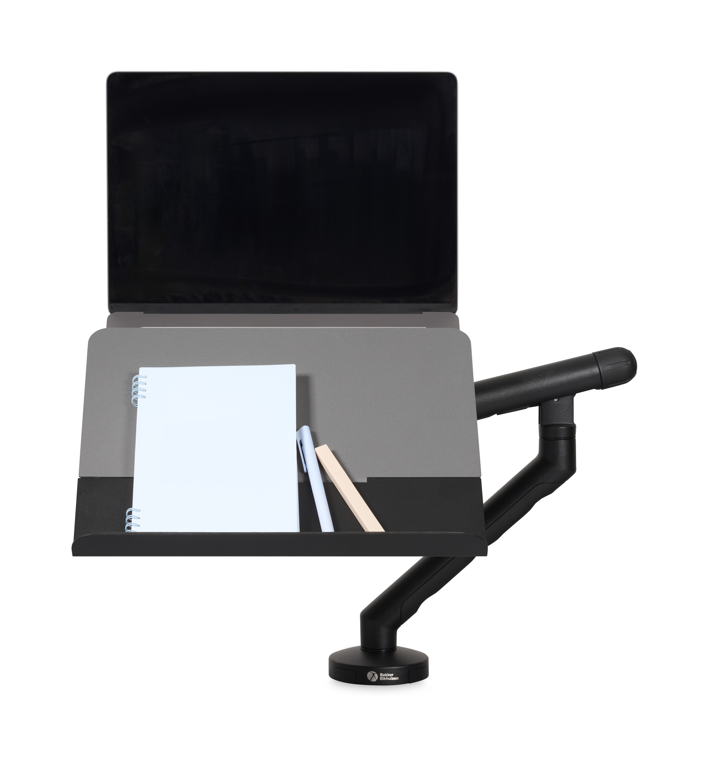 BE Universal Laptop Holder_BakkerElkhuizen_avec_ordinateur_et_documents