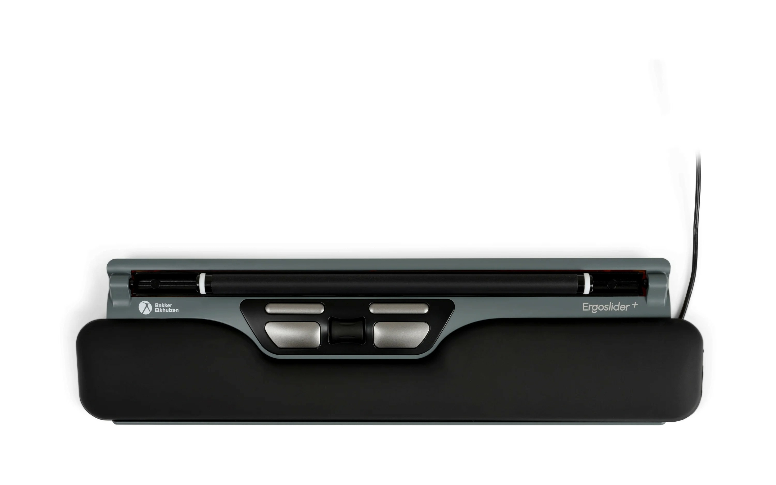 ErgoSlider Plus BakkerElkhuizen souris centrale ergonomique ambidextre barre roulettes noire
