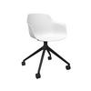 chaise-de-reunion-a-roulettes-weekly-meet- blanche-noir