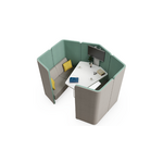 alcove-de-reunion-pentagonale-lets-talk-4-personnes-avec-ecran