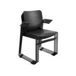 chaise-visiteur-visit-lite-noir-avec-accoudoirs-empilées
