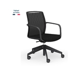 chaise-visiteur-louis-a-roulettes