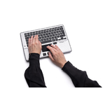 Mousetrapper Alpha 2 en 1 position centrale bureau ergonomique bras detendus
