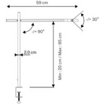 lampe-led-elite-lumino-schema-dimensions