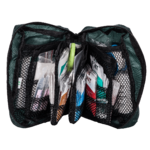Contenu trousse secours école tissu FARMOR – 6 compartiments organisés Coalgan thermomètre