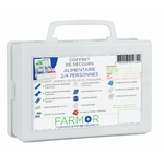 Coffret secours Agro-Alimentaire FARMOR AGR 2310 PP – pansements bleus détectables HACCP