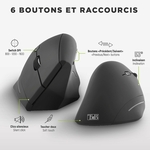 6 boutons souris ergonomique Tnb MWERGOVBT – DPI ajustable précédent suivant