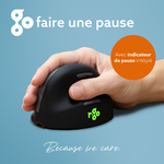Voyant LED tricolore vert orange rouge R-Go HE Break rappel pause travail sain