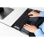 Mousetrapper Lite position centrale devant clavier bras détendus bureau ergonomique