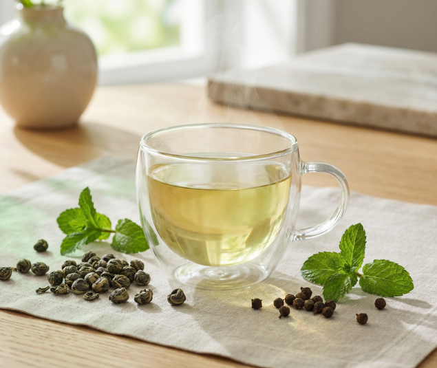 N°5 Menthe émoi thé vert tasse