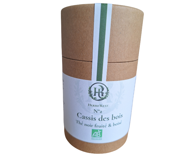 N°2 Cassis des bois thé noir boite kraft
