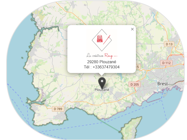 Carte d'intervention autour de Plouzané