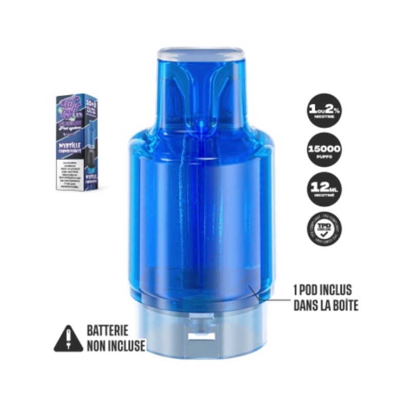 POD FUSION WPUFF Myrtille Framboyante - infos