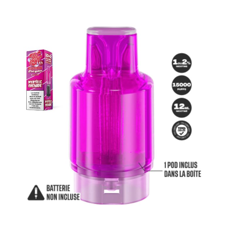 POD FUSION WPUFF MYRTILLE GRENADE - Infos