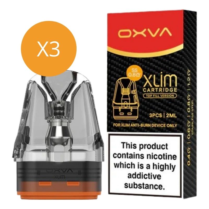 cartouches xlim top fill ss - oxva Cartouches OXVA Xlim Pro 2 DNA anti dry-hit main image 1