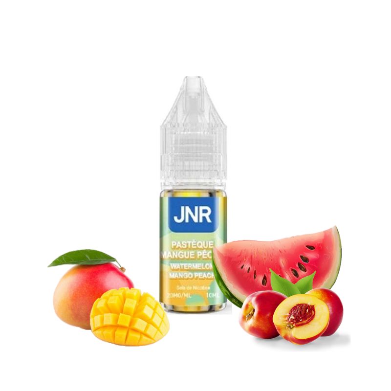 JNR - eliquide sels de nicotine - Watermelon Mango Peach