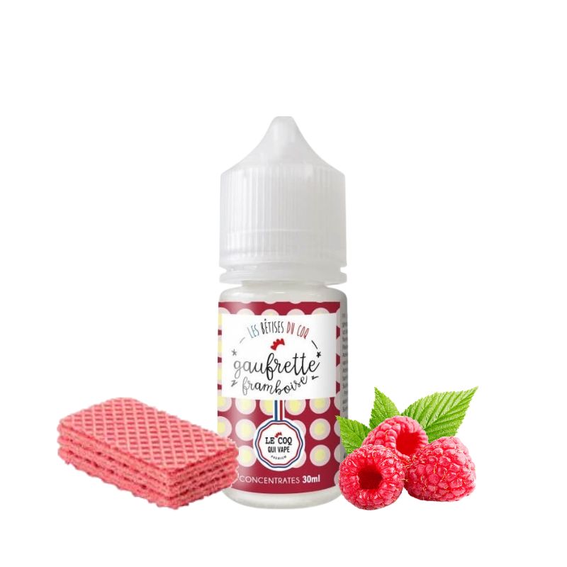 Le Coq Qui Vape - Gaufrette framboise