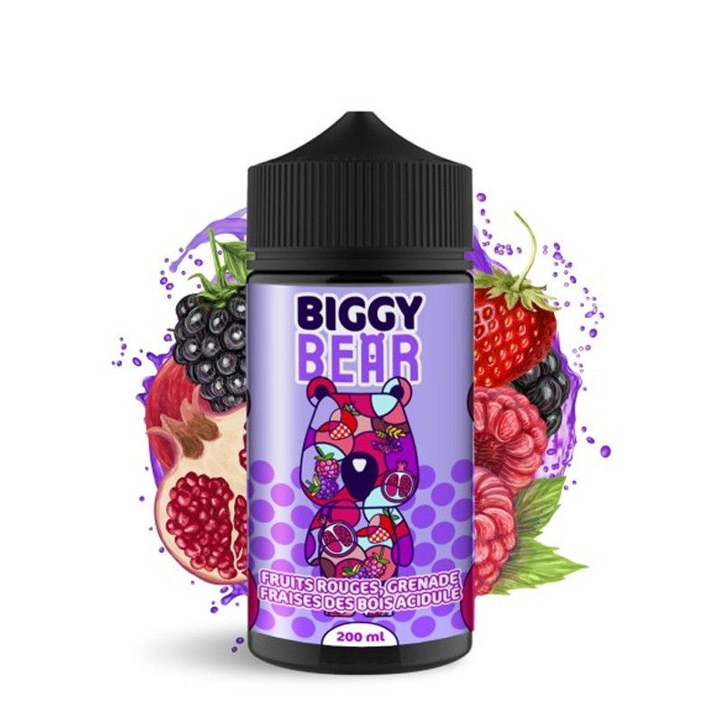 BIGGY BEAR -  Fruits Rouges - Grenade - Fraises des bois acidulé
