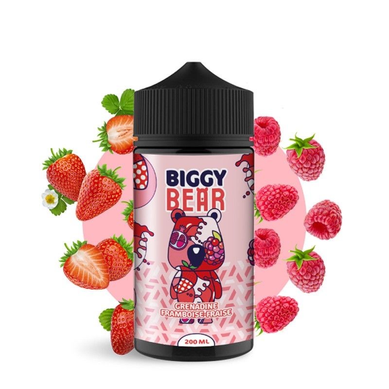 BIGGY BEAR - Grenadine - Framboise - Fraise