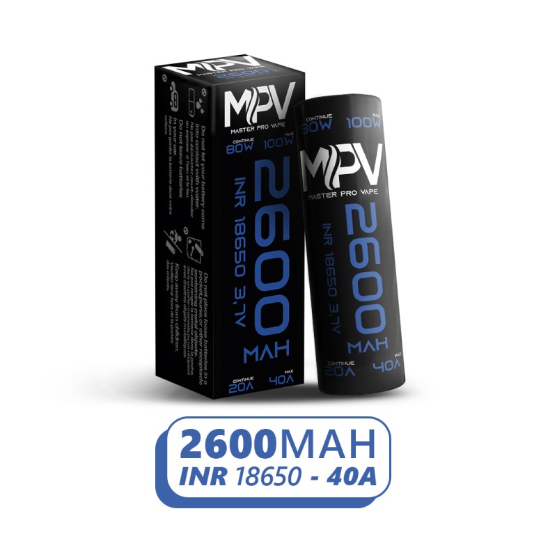 MPV - Accu 18650 - 2600mAh - 40A