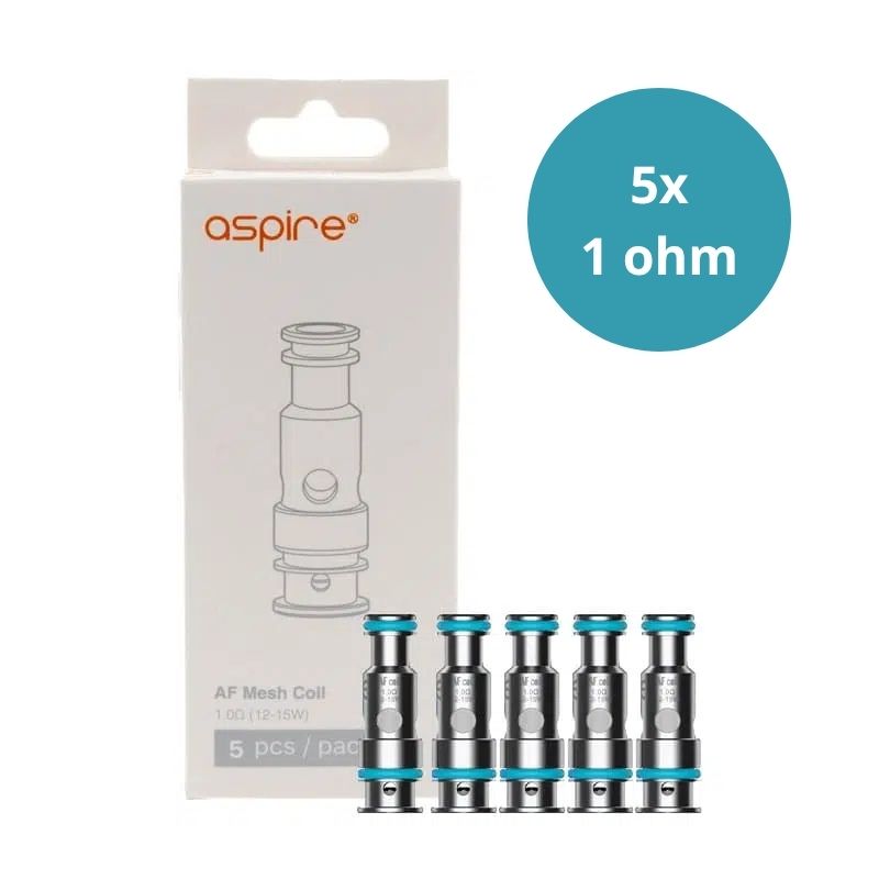 ASPIRE - 5xRésistances AF MESH - 1 ohm