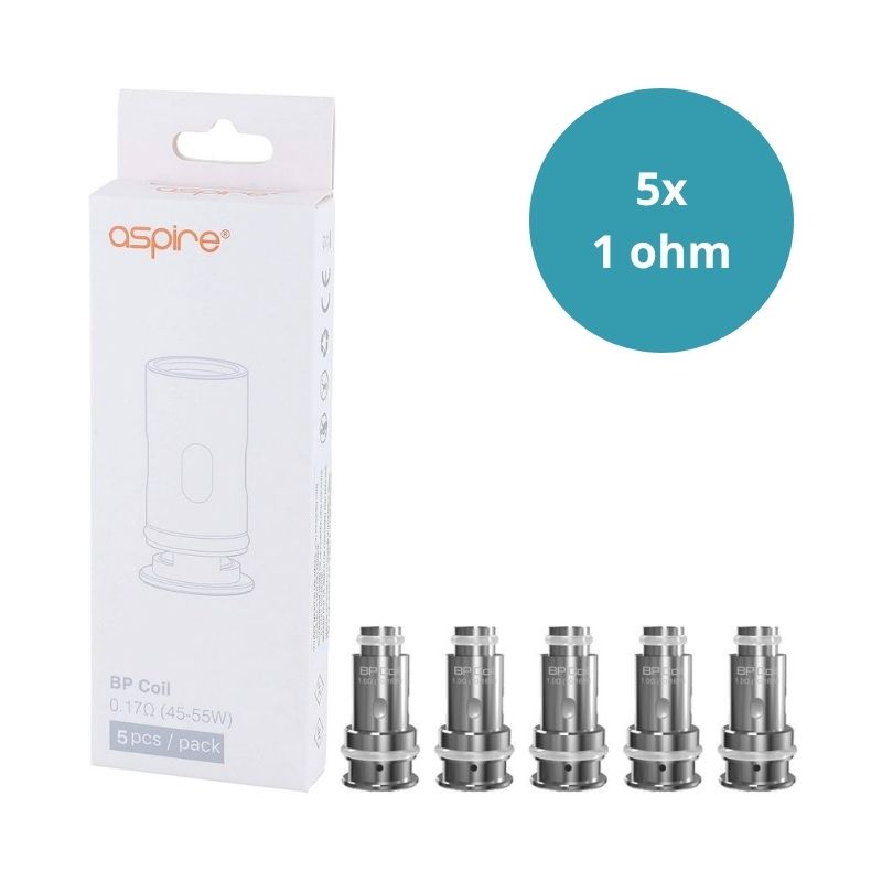 ASPIRE - 5xRésistances BP80 - 1