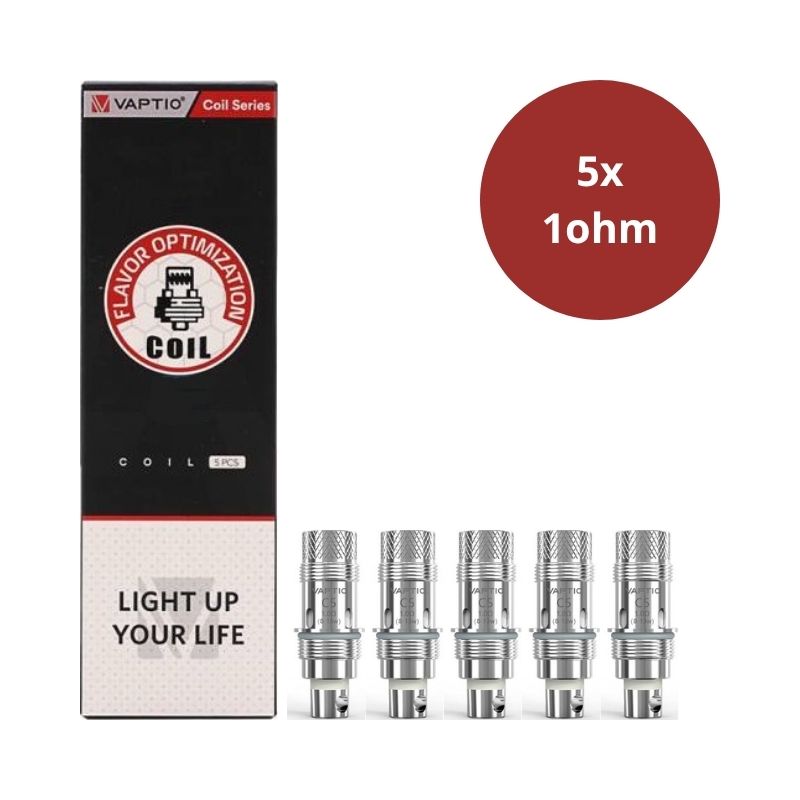 VAPTIO - 5x RÉSISTANCES COSMO - 1ohm