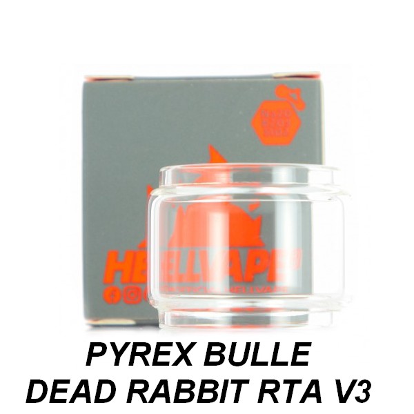 HELLVAPE - Pyrex bulle Dead Rabbit RTA v3