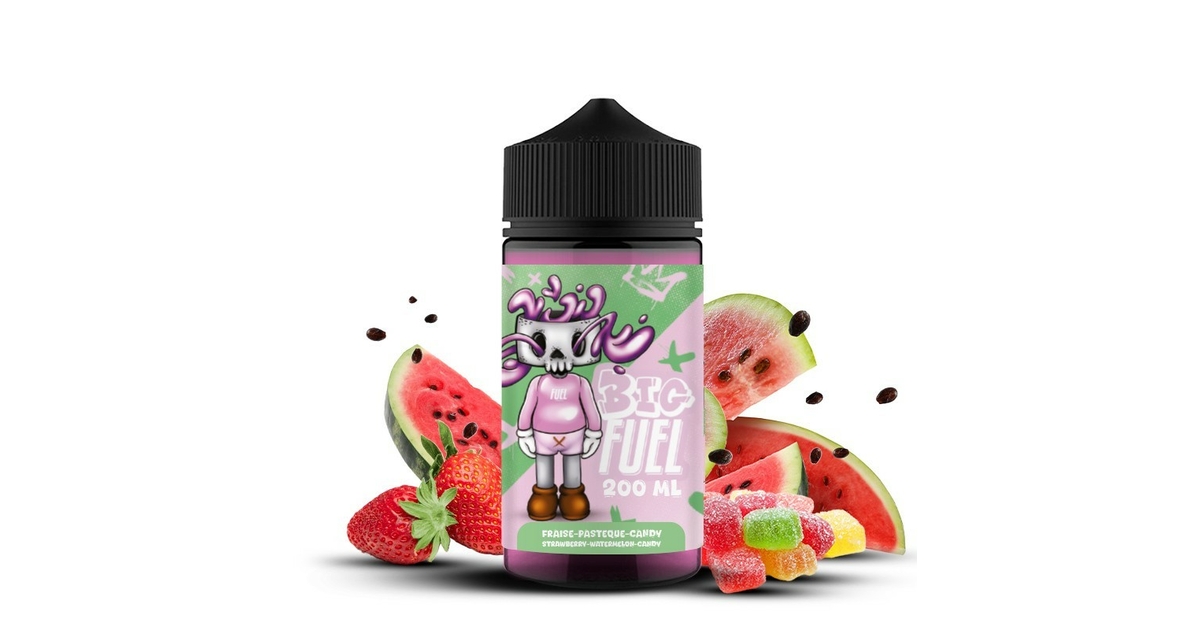 FRAISE PASTQUE CANDY 200ML - ZHC/FRUIT ZHC - cazavape