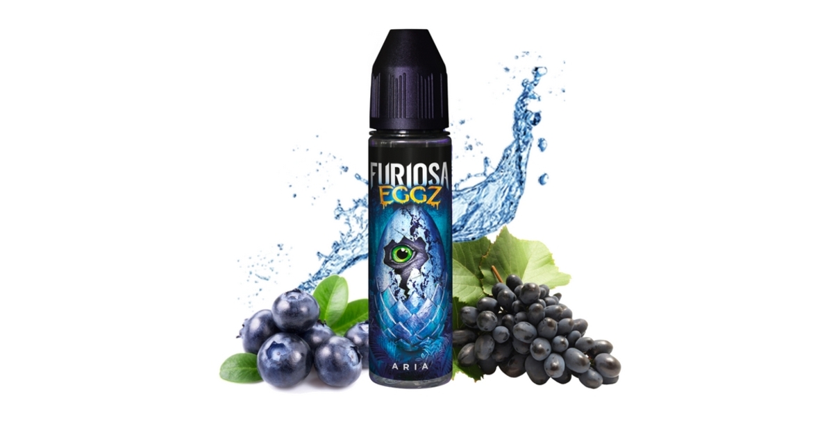 e-liquide furiosa eggz Black Dragon Ice JNR 10ml - E-liquide Sel Nicotine 20mg Fruit Dragon