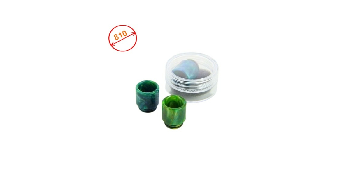 elfbar nachfüll pod läuft aus Drip Tip 510 Acrylique/Metal Long, un drip tip en eux matériaux pour une  vape MTL main image 0