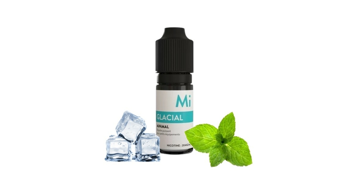 MINIMAL GLACIAL - E-LIQUIDE/SEL DE NICOTINE - cazavape